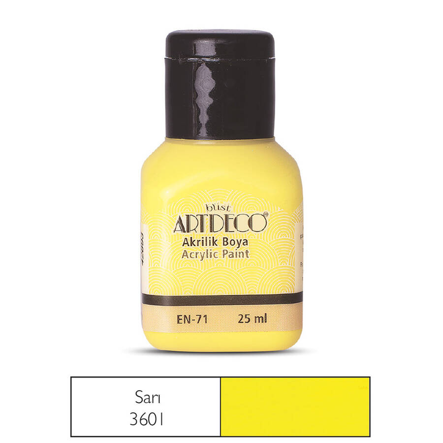 Artdeco Akrilik Boya 25 ml Sarı