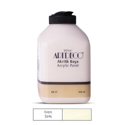 Artdeco - Artdeco Akrilik Boya 500ml Krem (1)