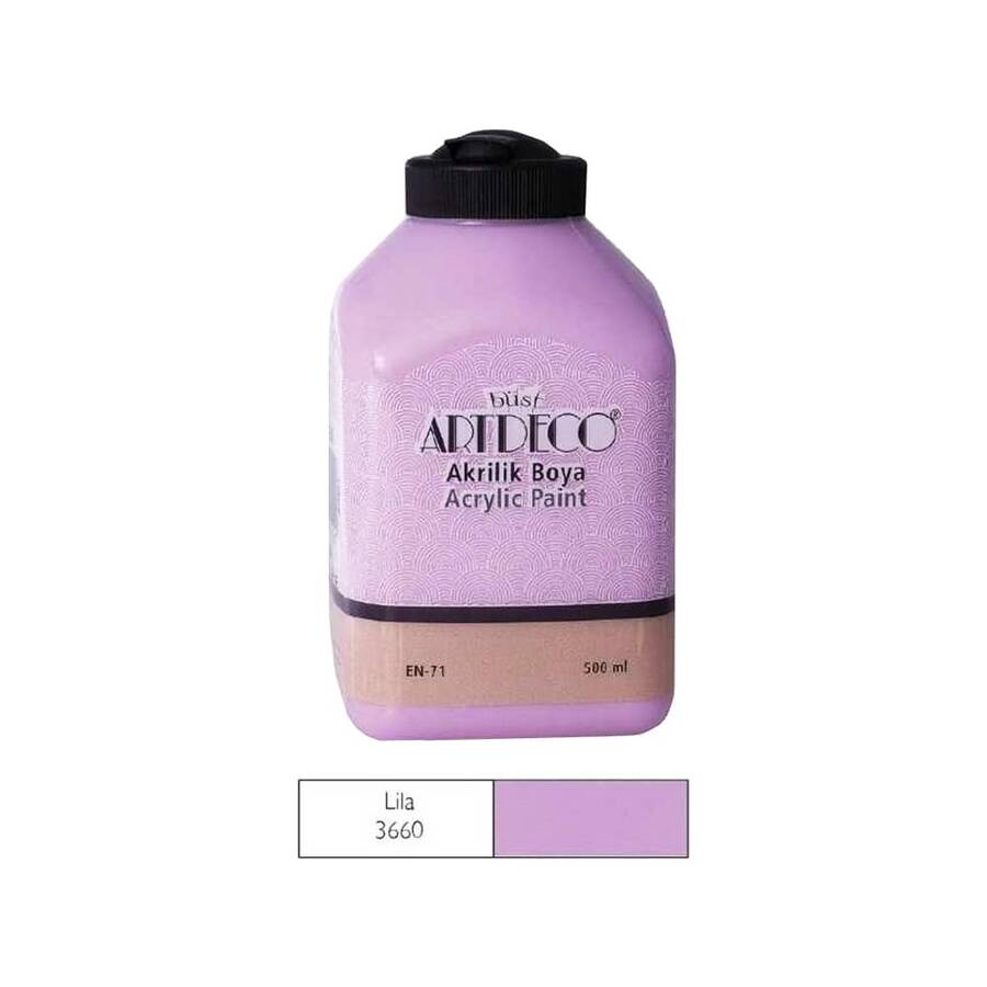 Artdeco Akrilik Boya 500 ml Lila