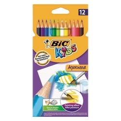 Bic - Bic Aquacouleur Kuru Sulu Boya Kalemi 12'li