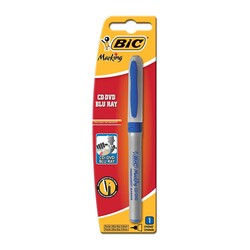 Bic - Bic Asetat Kalemi Cd ve Dvd'ye Uygun Mavi 8290811 (1)