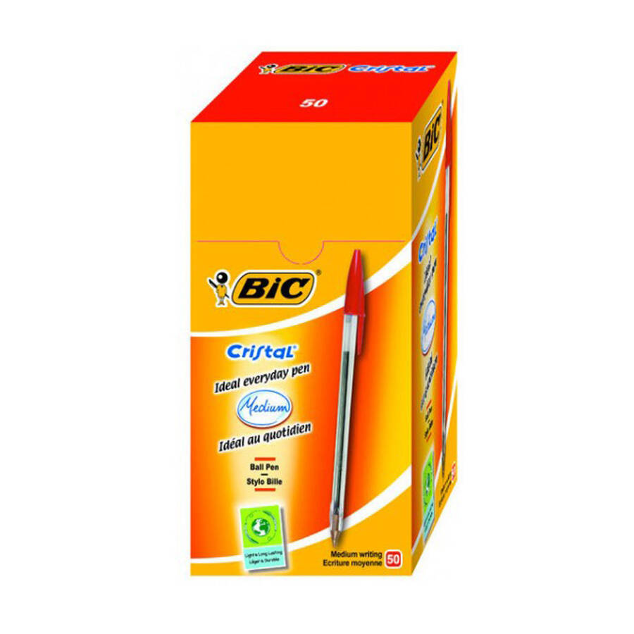 Bic Cristal Medium Tükenmez Kalem 1.0 mm Kırmızı