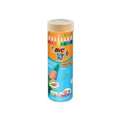 Bic - Bic Evolution Boya Kalemi Jumbo Üçgen 12+1 Metal Tüp