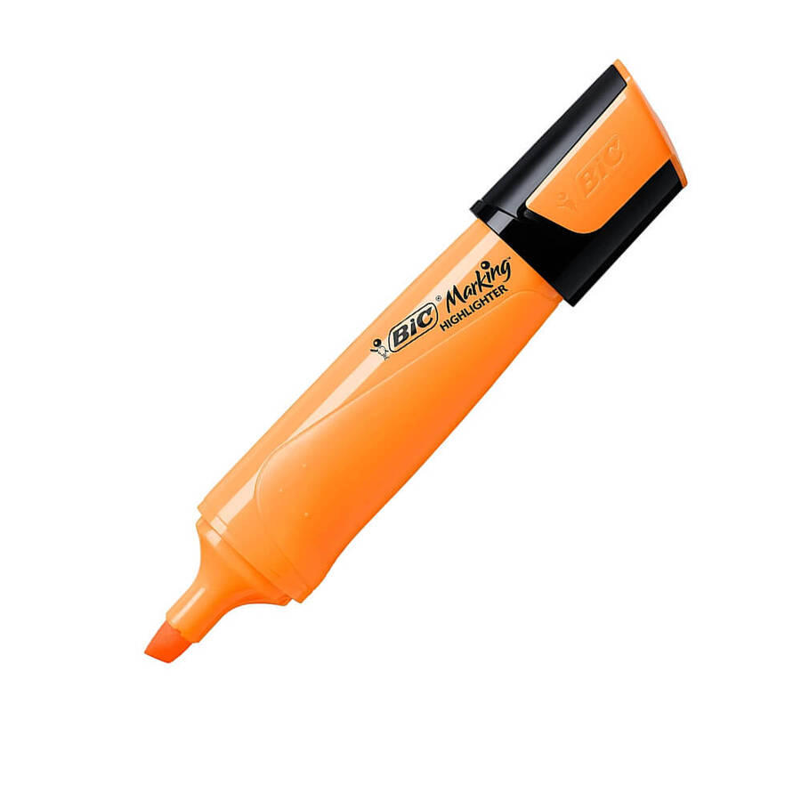 Bic Fosforlu Kalem Flat Highlighter Turuncu