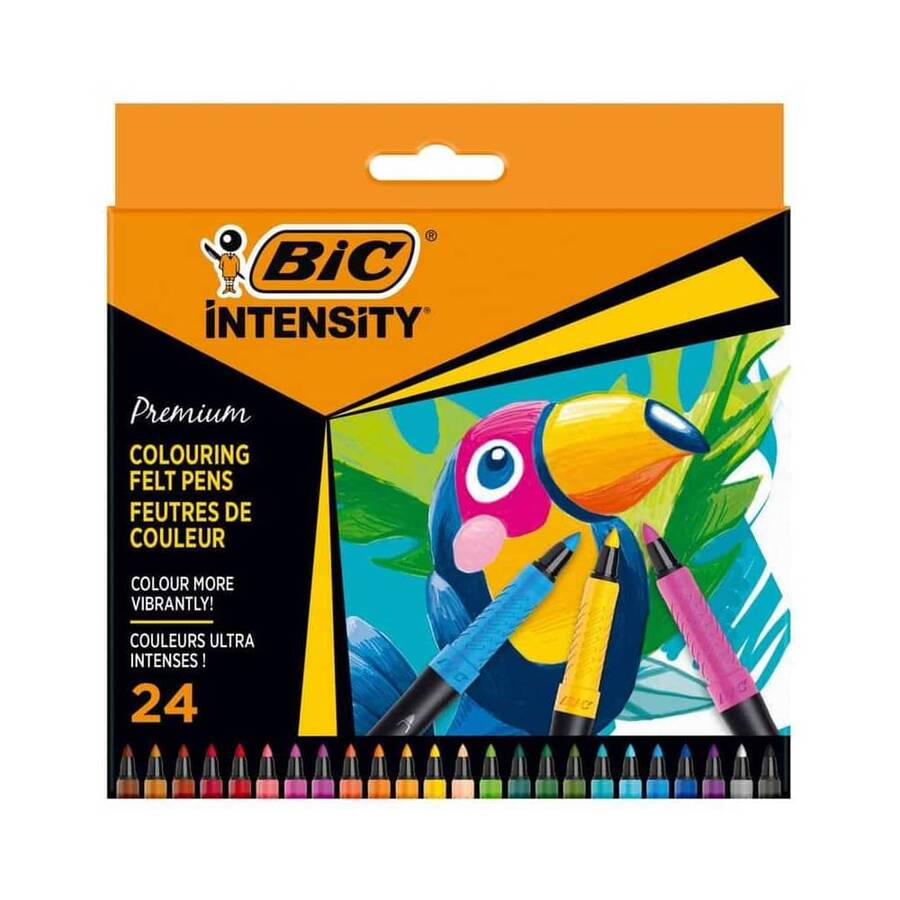 Bic Keçeli Boya Kalemi Intensity Premium 24 Renk 977892