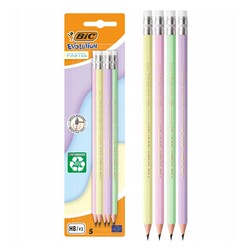 Bic - Bic Kurşun Kalem Evolution Pastel Renkler Silgili 518306