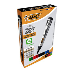 Bic - Bic Permanent Markör Kesik Uç 4'lü 2300 (1)