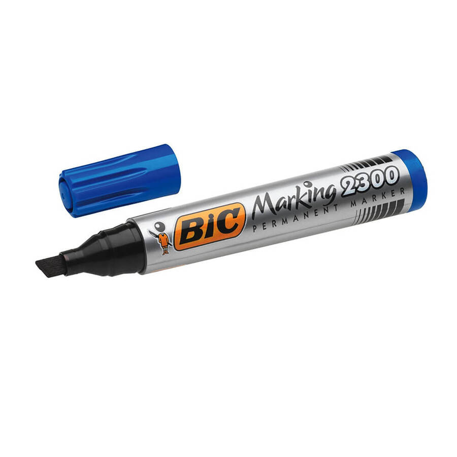 Bic Permanent Markör Kesik Uç 4'lü 2300