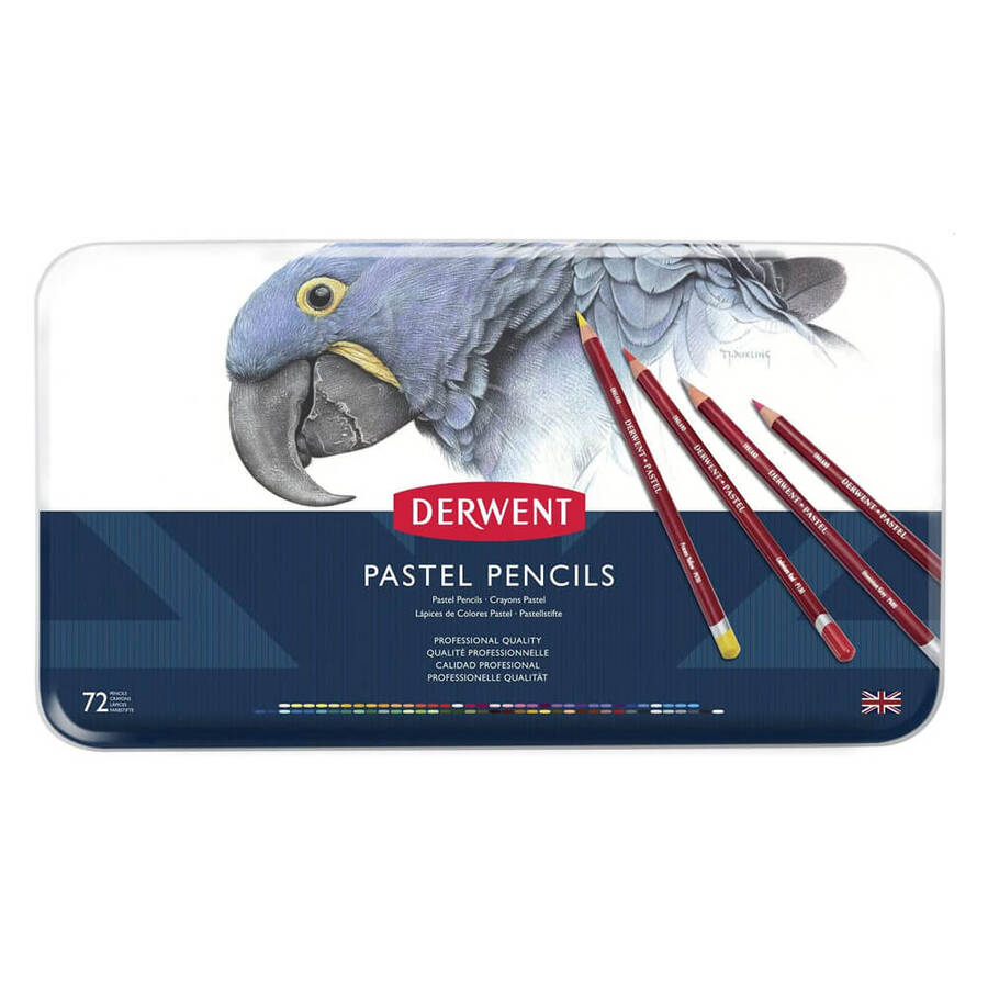 Derwent Pastel Boya Teneke Kutu 36'lı