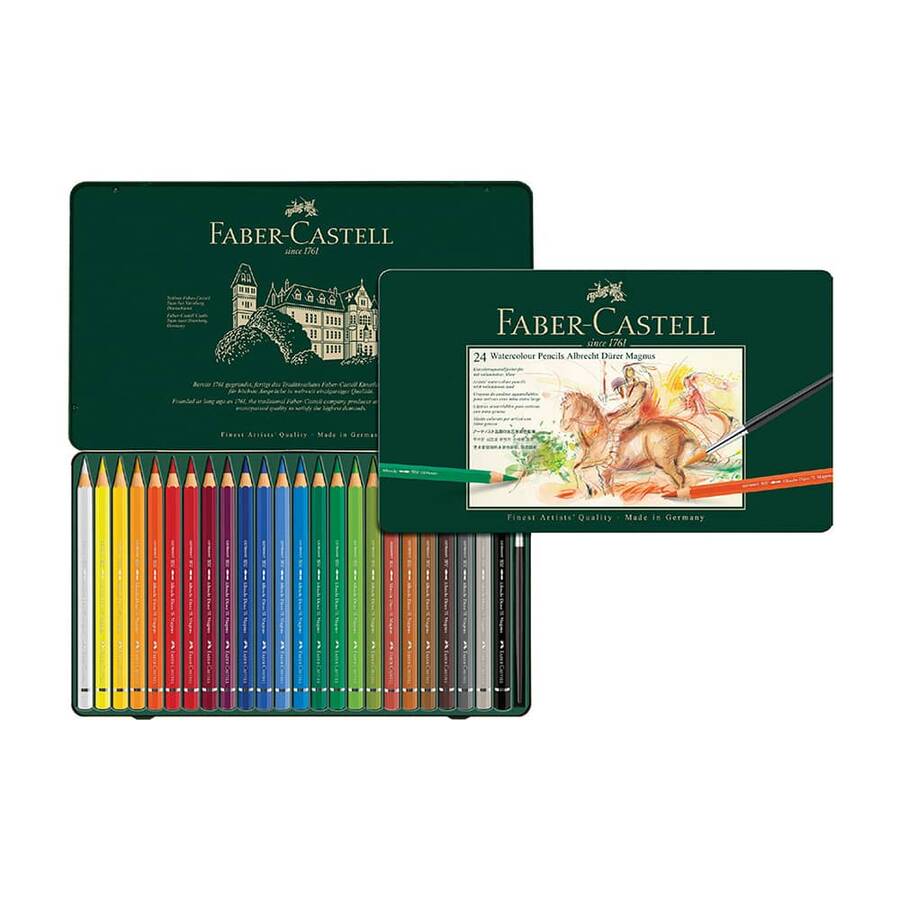 Faber-Castell Albert Dürer Magnus 24 Renk Metal Kutu