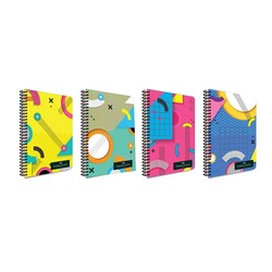 Faber-Castell - Faber Castell Defter Pattern A4 pp Kapak 100 Yaprak Kareli