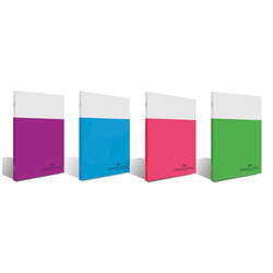 Faber-Castell - Faber Castell Smart Dikişli Plastik Kapak Kareli Defter A4 100 Yaprak (1)