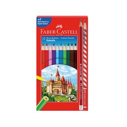 Faber-Castell - Faber-Castell Kuru Boya Kalemi 12'li Okul Seti 5178000104