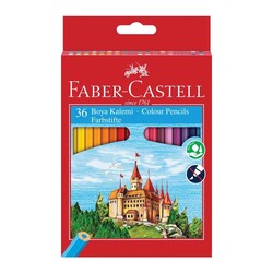 Faber-Castell Kuru Boya Kalemi Karton Kutu 36'lı 5171000010 - Thumbnail