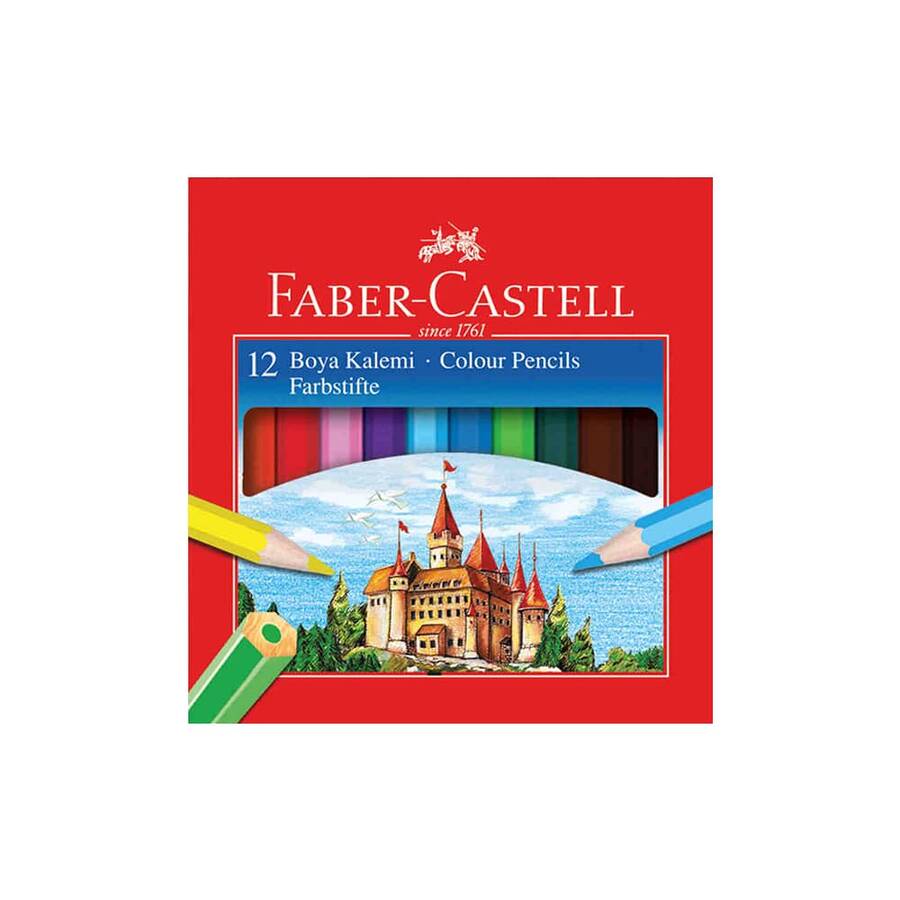 Faber Castell Redline Kuru Boya Yarım Boy 12'li