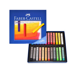 Faber-Castell - Faber Castell Pastel Toz Goldfaber 24'lü Tam Boy