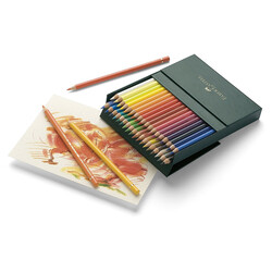 Faber-Castell - Faber Castell Polychromos Kuru Boya 36'lı (1)