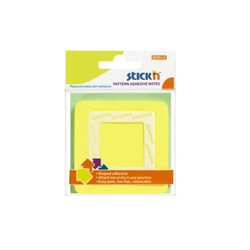 Gıpta - Gıpta Stickn 70x70 mm Kar Şekilli Sarı 50 Yaprak 