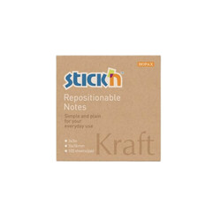 Gıpta - Gıpta Stickn 76x76 mm Kraft Notes 100 Yaprak