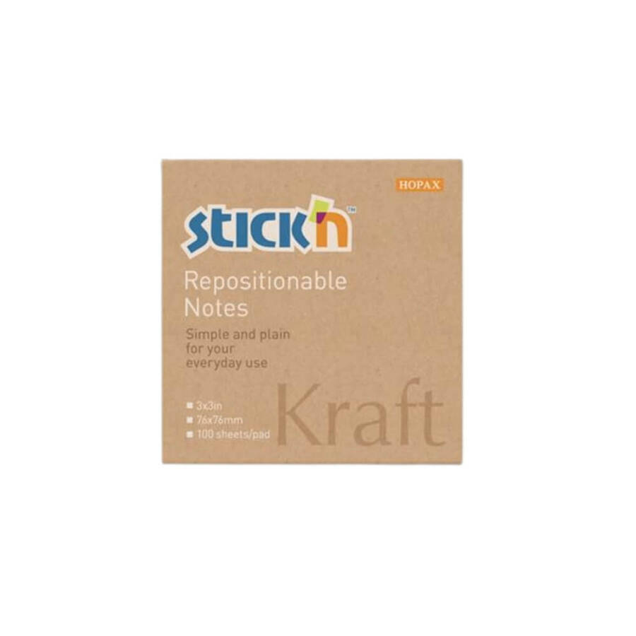 Gıpta Stickn 76x76 mm Kraft Notes 100 Yaprak