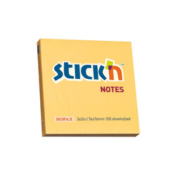 Gıpta - Gıpta Stickn 76x76 mm Pastel Turuncu 100 Yaprak