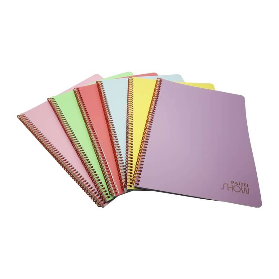 Keskin Color Defter Pastel Show Spiralli Pp Kapak A4 72 Yaprak Kareli