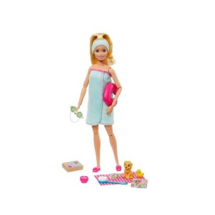 Mattel Barbie Wellness Spa Günü Moda -6