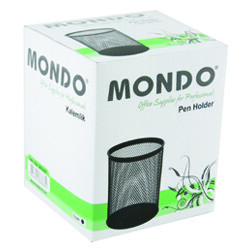 Mondo - Mondo Kalemlik Metal Delikli Tekli Siyah 261001 (1)