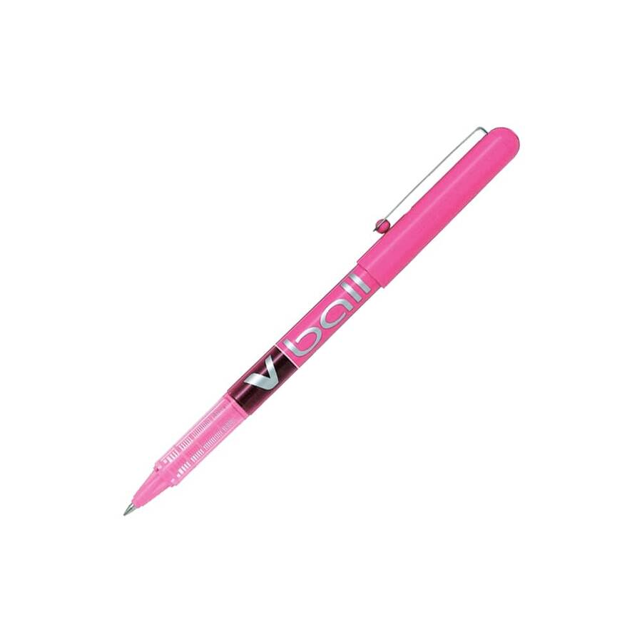Pilot Roller Kalem V Ball 0.5 mm Yuvarlak Uç Pembe