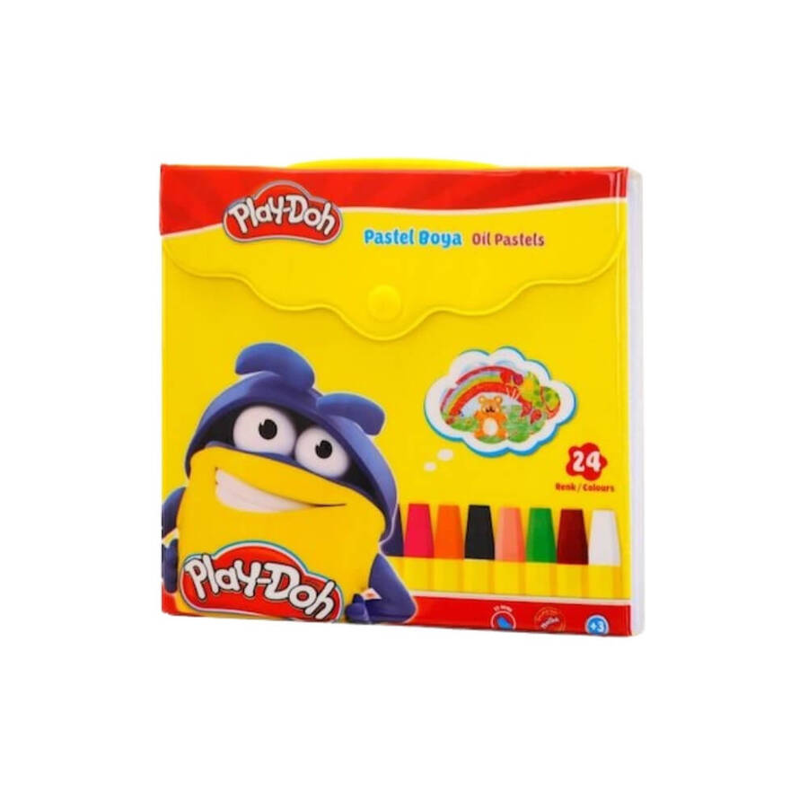 Play-Doh Pastel Boya 24 Renk Çantalı