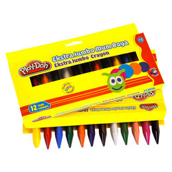 Play-Doh - Playdoh Crayon Extra Jumbo Mum Boya 12'li