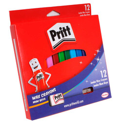 Pritt Pastel Boya Jumbo Üçgen Gövde Silinebilir 12'li - Thumbnail