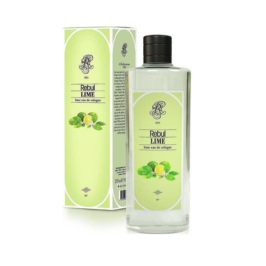 Rebul Lime Kolonya Cam Şişe 250 ml